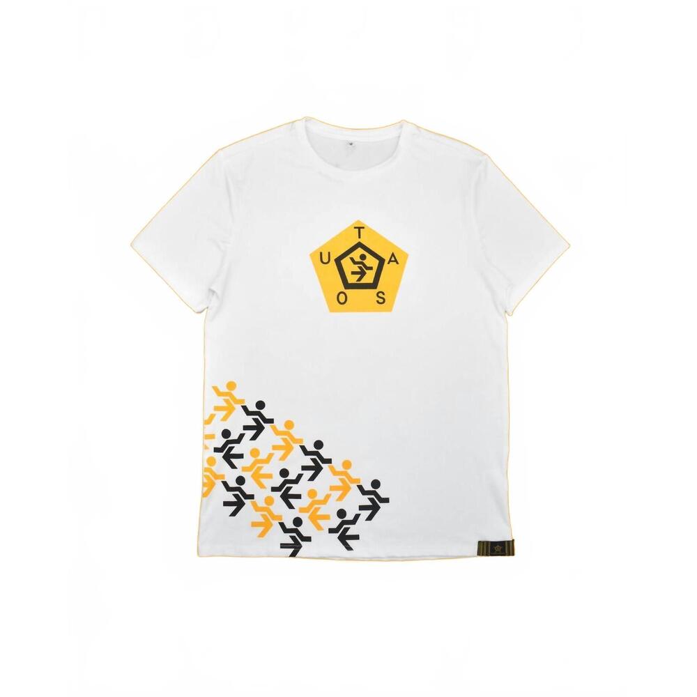 NEW THE ATHLETIC SIDE OF US logo printed t-shirt – organic cotton unisex tee in - Picture 9 of 9
